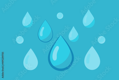 water drops background