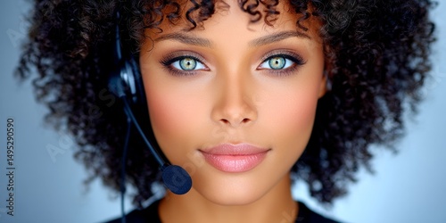 A domestic violence hotline operator providing calm reassurance