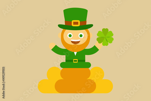 st patrick day leprechaun