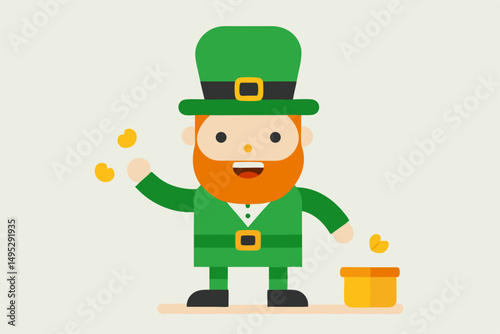 st patrick day leprechaun