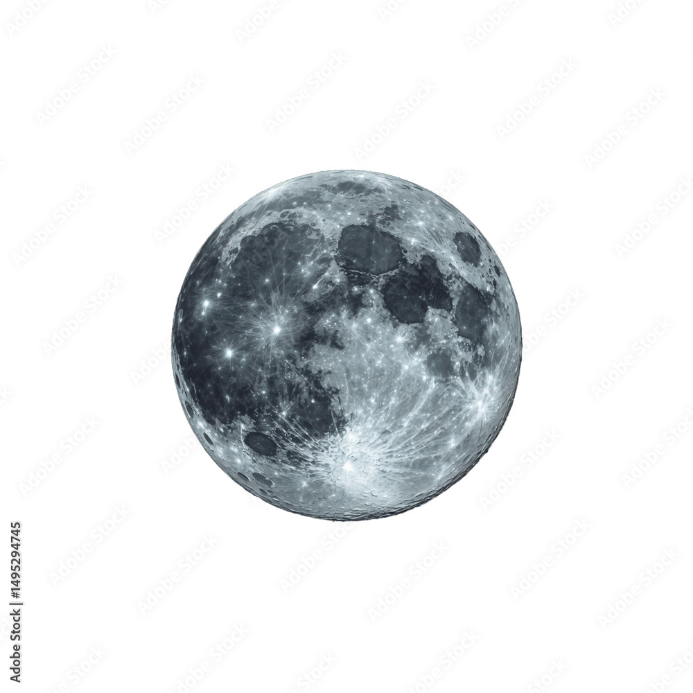 Obraz premium planet moon, satellite of earth