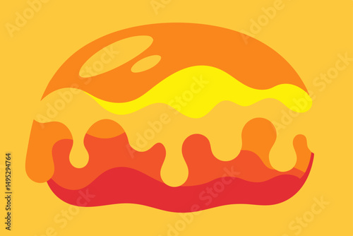 vector illustration of an illustration of a strawberry