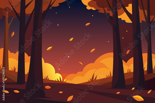 halloween background with pumpkins