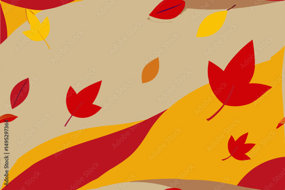 Fototapeta premium autumn leaves background