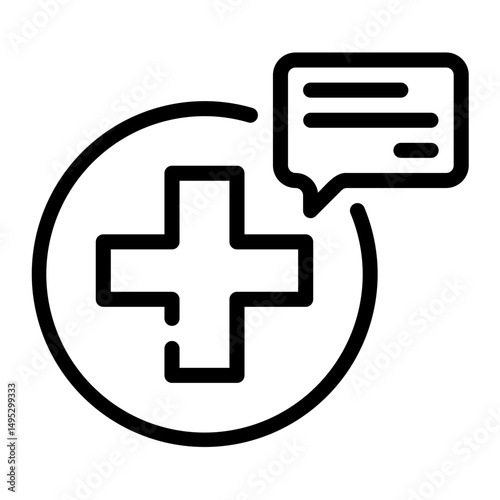 medical chat icon