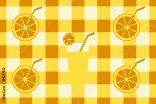 seamless pattern with lemons