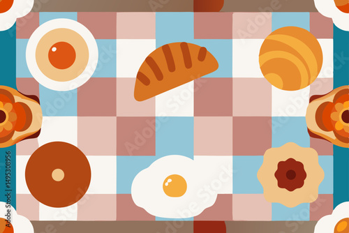 seamless pattern with sweets
