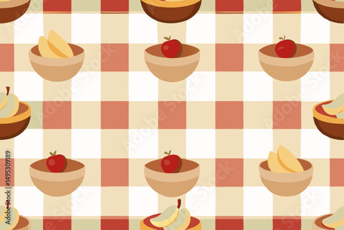 ice cream seamless pattern