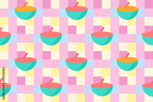 seamless pattern with sweets