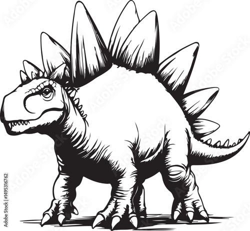 dinosaur vector illustration