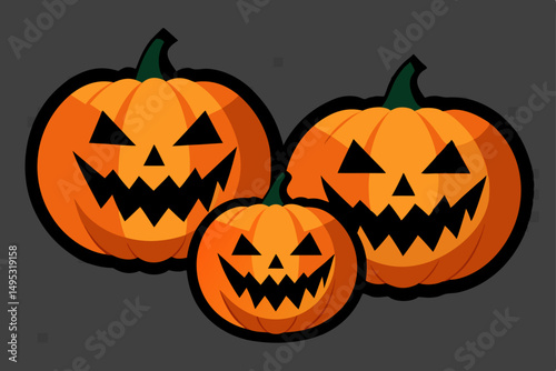 halloween pumpkin vector