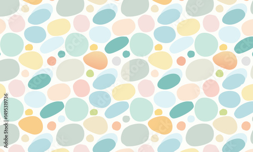 Calm and Playful Organic Pastel Pattern