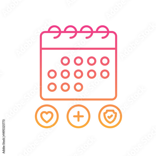 Medial Appoitment Icon vector