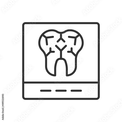 Tooth X Ray Icon