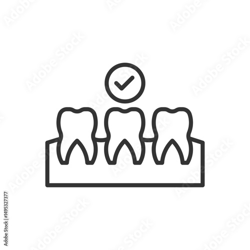 Tooth And Teeth Selection Icon