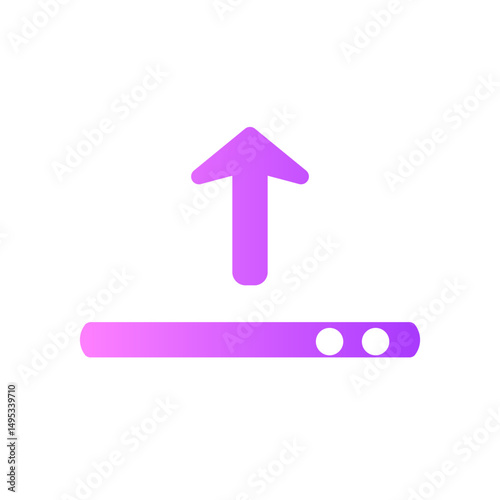 upload gradient icon