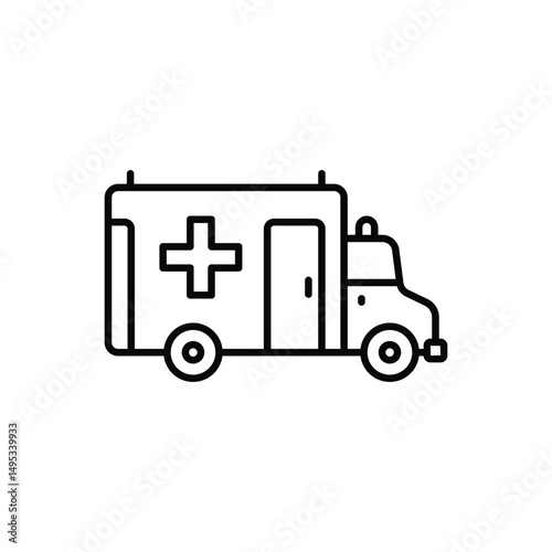 Wallpaper Mural Ambulance Icon vector Torontodigital.ca