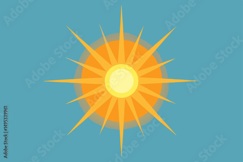 sun vector illustration
