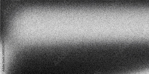 Dark gray black grainy background noise texture monochrome gradient for web banner header poster backdrop design