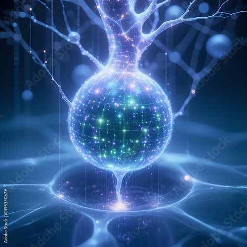 Bio-Digital Singularity: Matrix Core Fusion in Liquid Light