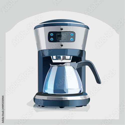 Sleek Futuristic Coffee Maker Minimalist Design for Modern Kitchens