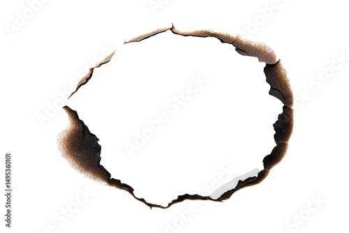 hole in the paper