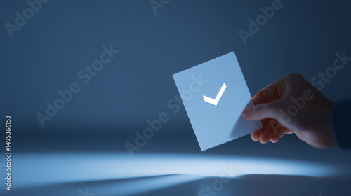 A business person is holding the certification contract documents