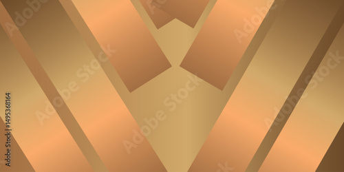 Gold metal banner, Smooth metal surface texture. Abstract metal background. vector10