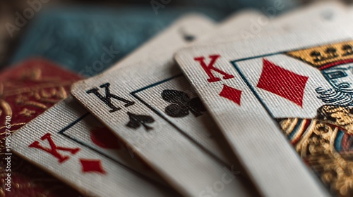 Poker fold card discard shallow focus cinematic close up muted color palette