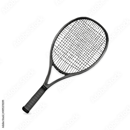 My very Simple flat 2D icon, tennis racket set isolated on a white background, vector, flat design, animation design, simple flat 2D icon, minimalist design, vector design, eps