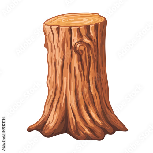 My very Simple flat 2D icon, tree bark closeup isolated on a white background, vector, flat design, animation design, simple flat 2D icon, minimalist design, vector design, eps