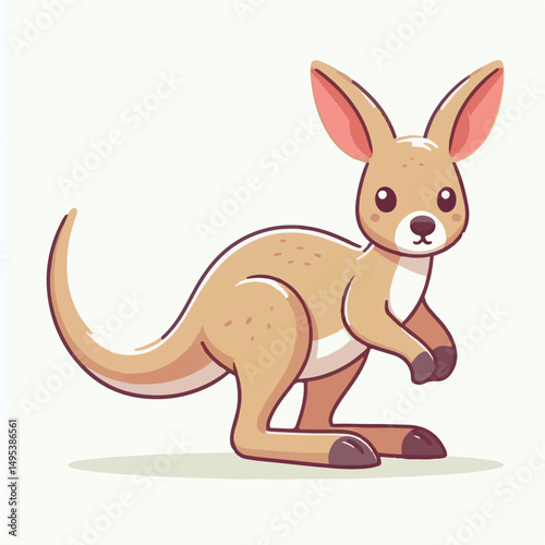 australia, kangaroo, animal, australian, wildlife, mammal, nature, marsupial, cute, wild, pouch, baby, brown, joey, illustration, aussie, fauna, wallaby, vector, wilderness, outback, native, isolated,