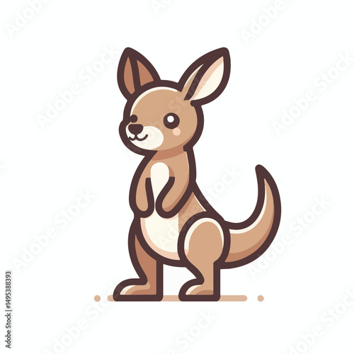 australia, kangaroo, animal, australian, wildlife, mammal, nature, marsupial, cute, wild, pouch, baby, brown, joey, illustration, aussie, fauna, wallaby, vector, wilderness, outback, native, isolated,
