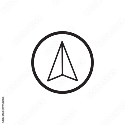 Free Download Paper plane icon. Send message button, Victor illustration Eps 10. - GFXLoad