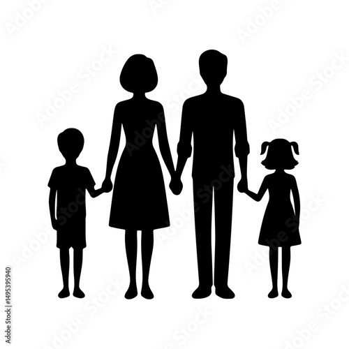 Family Members Icon for Infographics and Presentation
