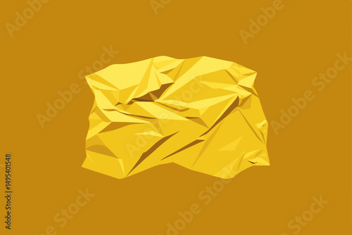 crumpled paper ball