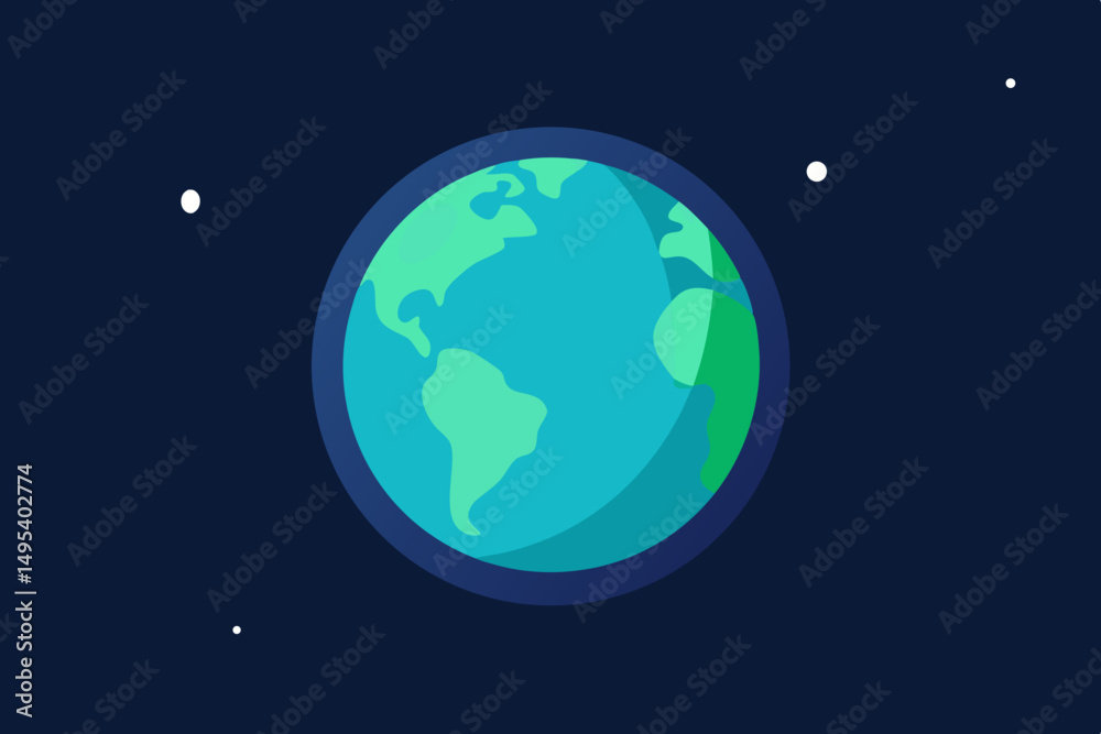 Fototapeta premium planet earth in space