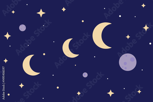 night sky with stars