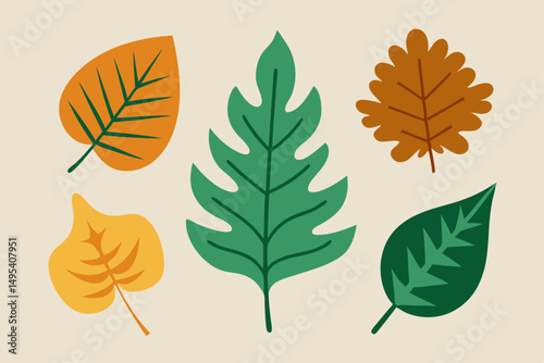 set of leaves