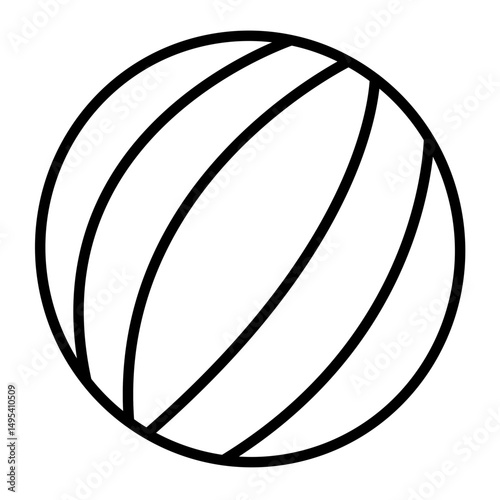 colored beach ball illustration