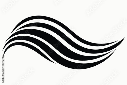 vector illustration of a racing horse