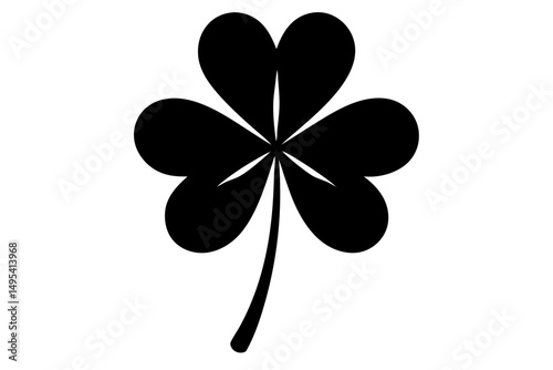 vector illustration of a shamrock