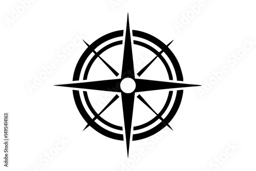 compass rose vector