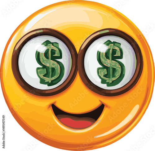Golden 3D dollar sign icon symbolizing wealth, investment, and financial business