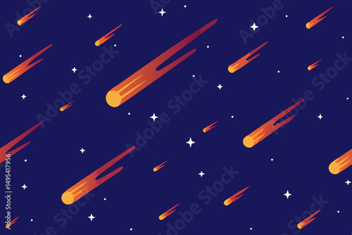 seamless pattern with stars