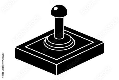joystick isolated on white background