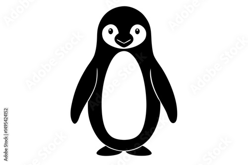 penguin cartoon isolated on white