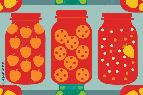 illustration of a jar of jam