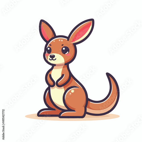 australia, kangaroo, animal, australian, wildlife, mammal, nature, marsupial, cute, wild, pouch, baby, brown, joey, illustration, aussie, fauna, wallaby, vector, wilderness, outback, native, isolated,