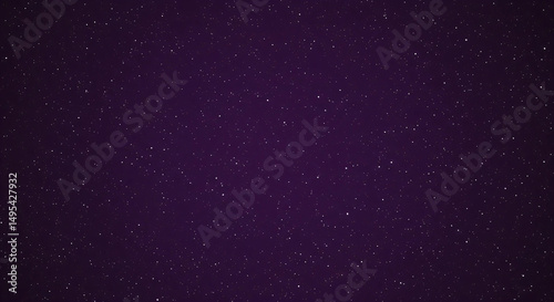 Deep purple cosmic expanse filled with myriad of stars shining brightly